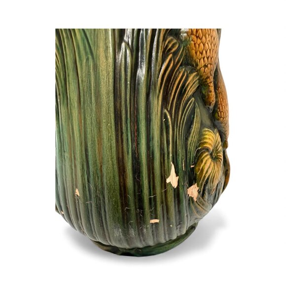 1960s Signed Bennington Rockingham Hunt Scene Pitcher - Picture 16 of 17